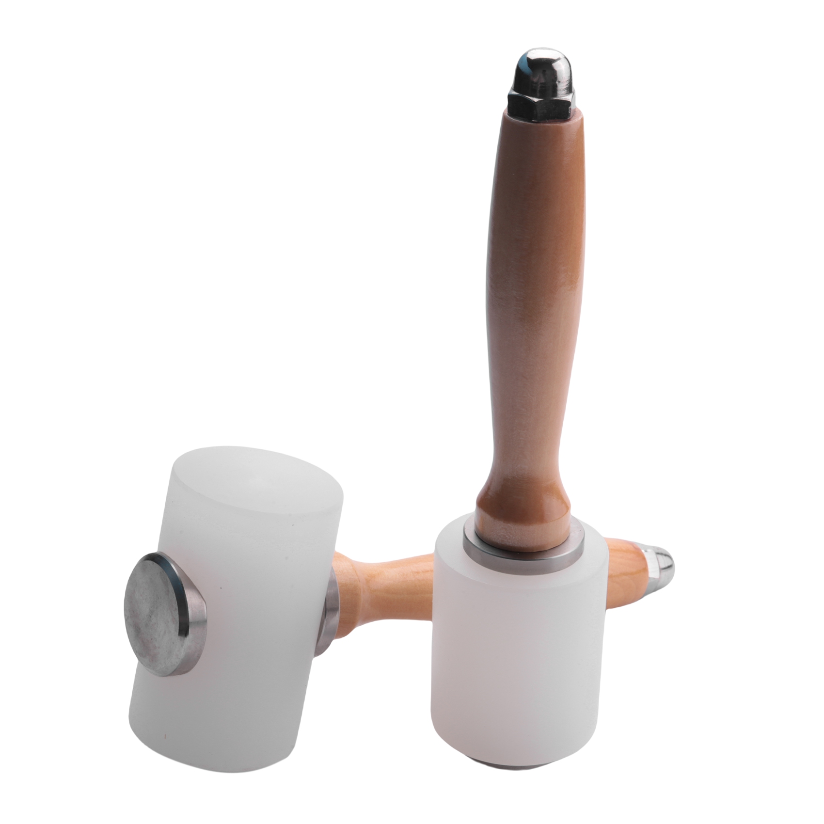 Mallet Wood Carving - A98E-2 Stück Leder-Schnitzhammer, Lederhammer, Nylonhammer mit