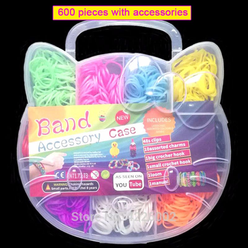 Tools Workshop For Kids - Bunte Gummibänder Webstuhl elastische DIY Set