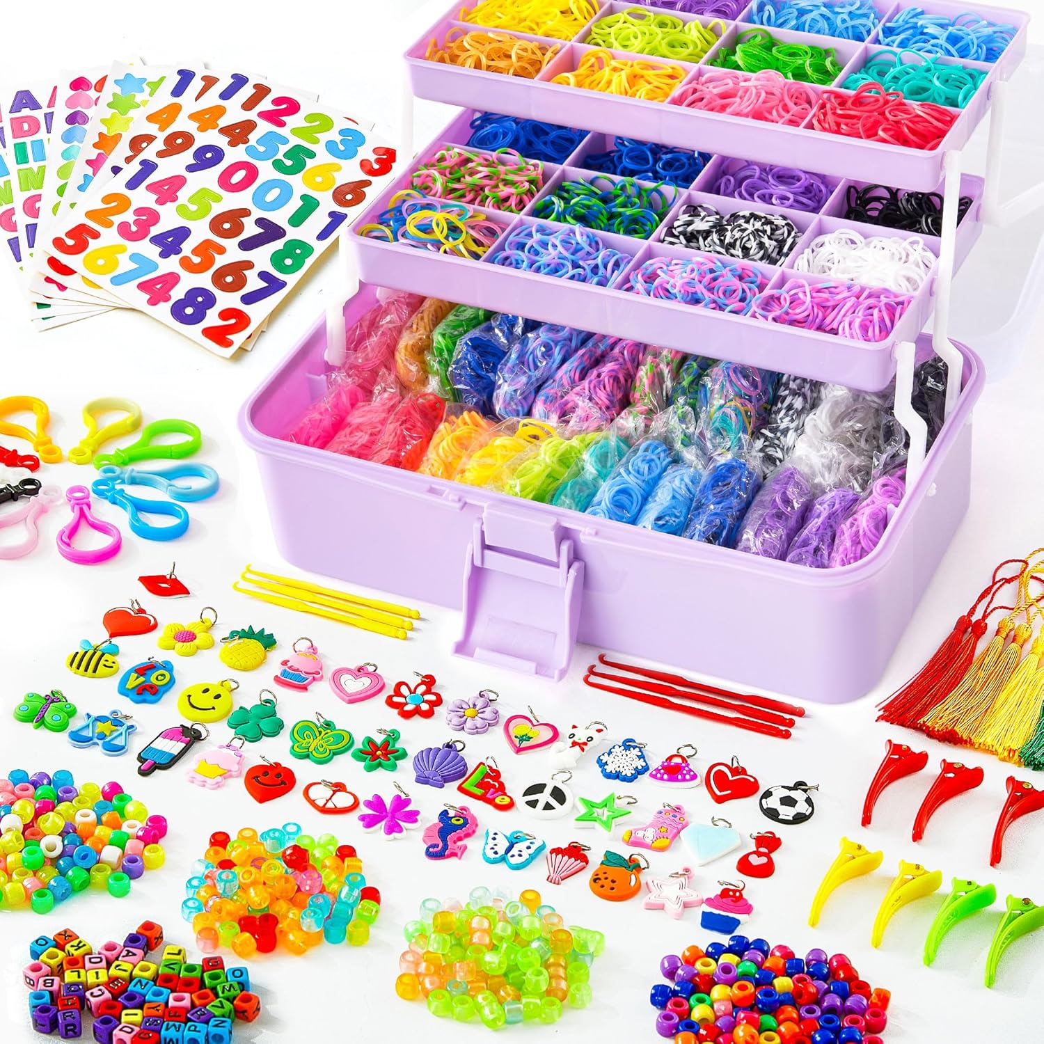 Tools Workshop For Kids - DIY-Set für handgemachte Gummibänder: Webwerkzeug, Armband-Kit,