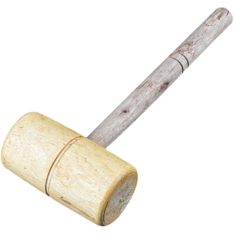 Mallet Wood Carving - Holzhammer mit Griff, Massivholz-Schnitzhammer für Holzarbeiten