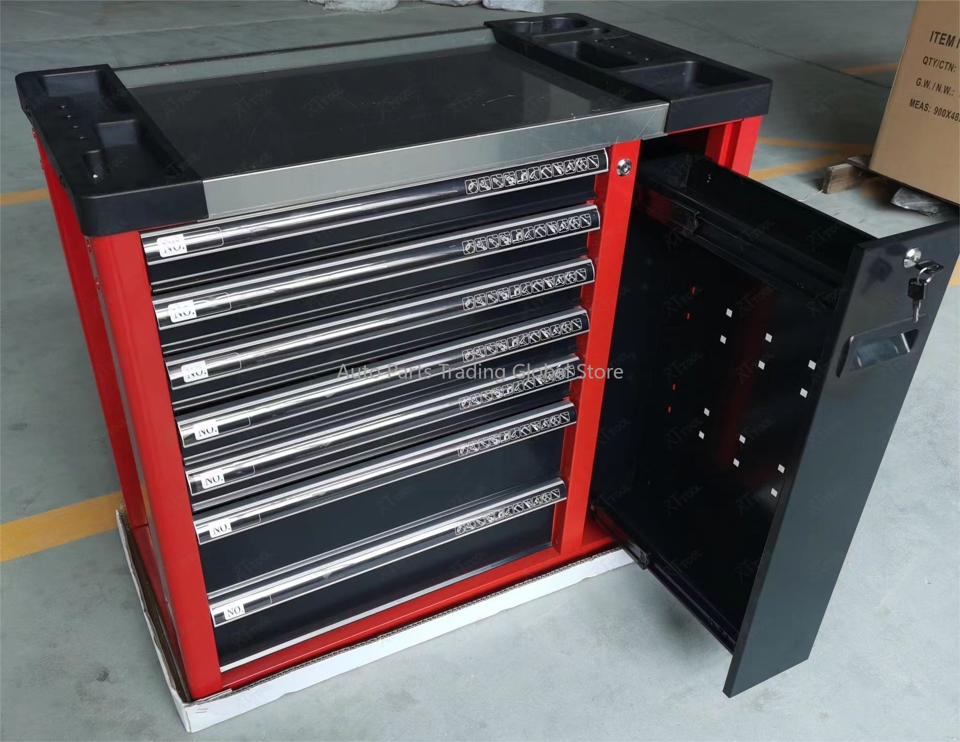 Workshop Tools Price - RTTOOL 266-teiliges Professionelles Fahrzeugwerkzeug-Set mit Werkzeugschrank,