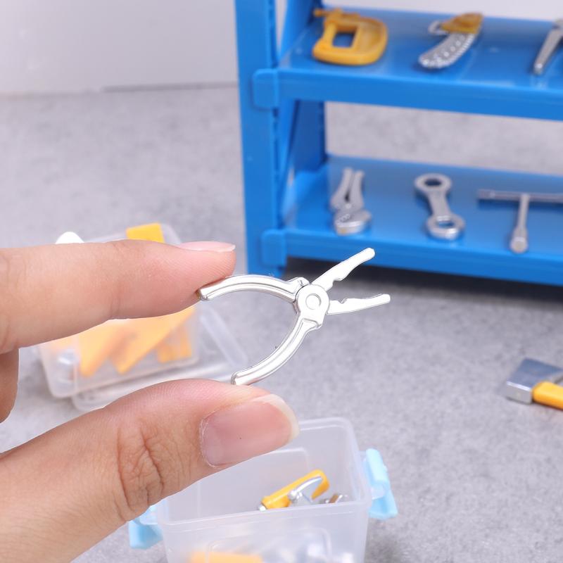 Workshop Tools Toy - Umfassende 30-teilige Mini-Werkzeugkollektion im Maßstab 1:12