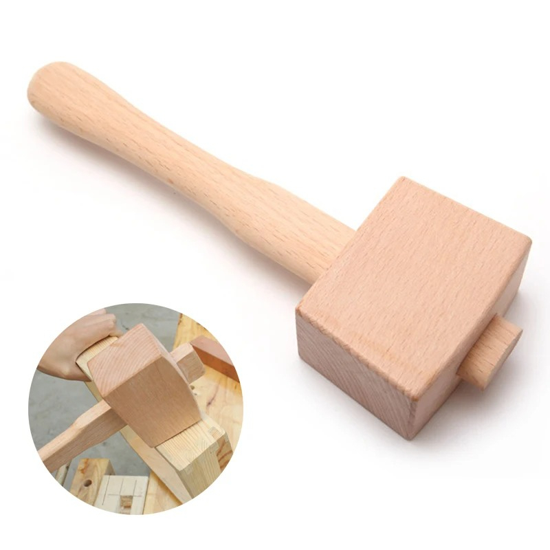 Mallet Wood Carving - DIY handgefertigtes Leder, Holzbearbeitungswerkzeuge, handgefertigtes Massivholz