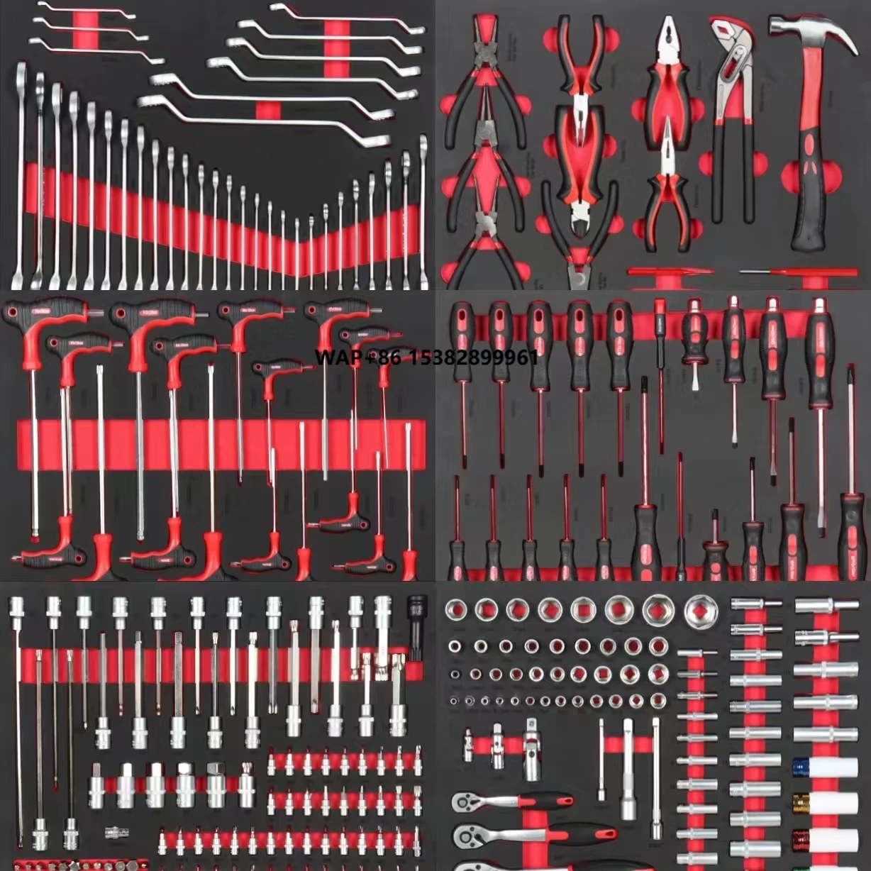 Workshop Tools In Ship - 279-teiliger Professioneller Auto-Reparatur-Werkzeugsatz aus Metall für
