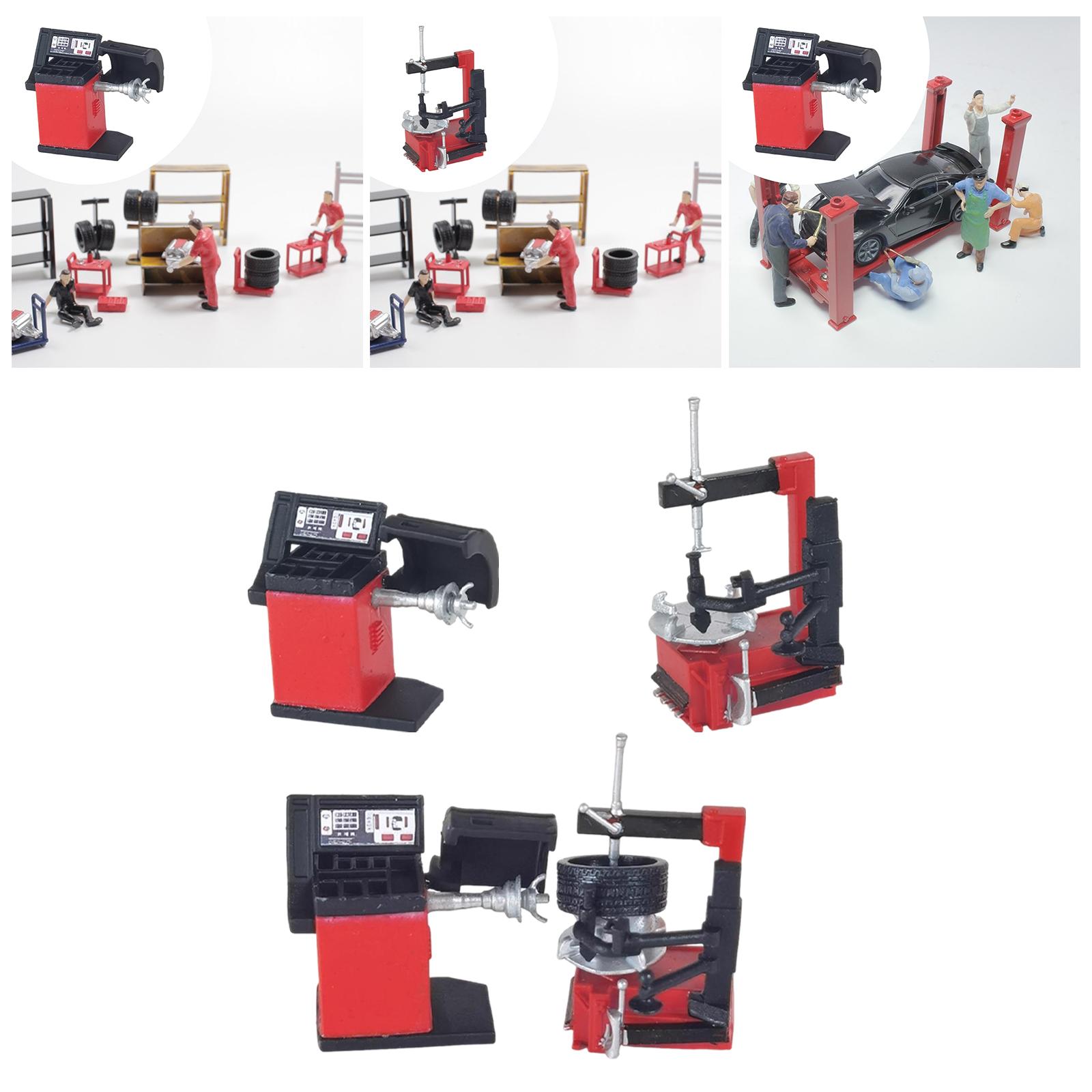 Workshop Tools Toy - Miniatur-Fahrzeuge im Maßstab 1:64, Auto-Werkstatt-Diorama, Garagenmodell