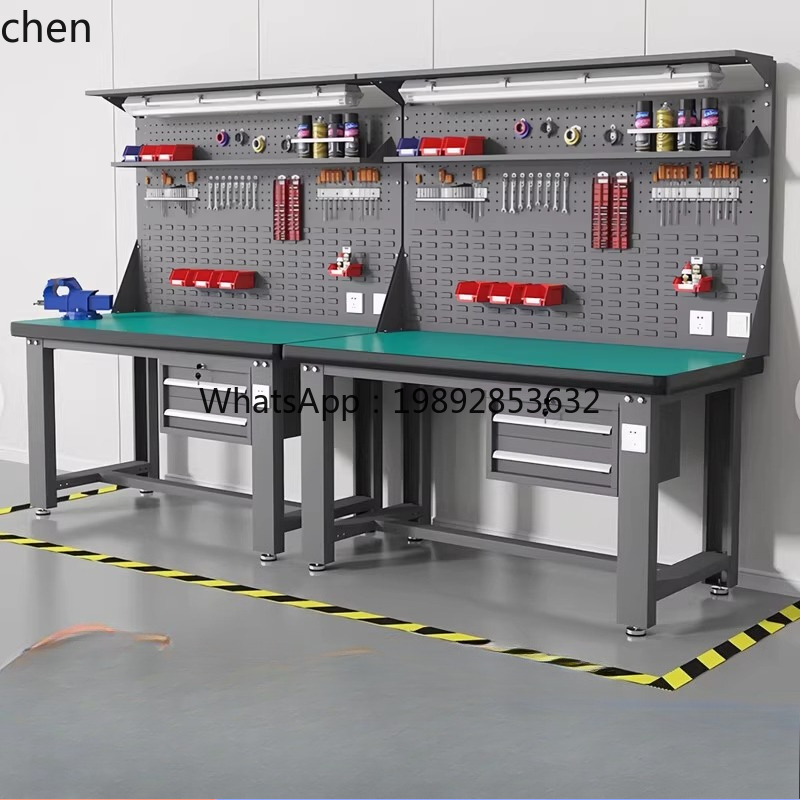 Workshop Tools Bench - WW16 Schwerlast-Werkbank Montagewerkbank Werkstatt-Arbeitstisch Fabrik-Wartungstisch Labor-Werkzeugtisch