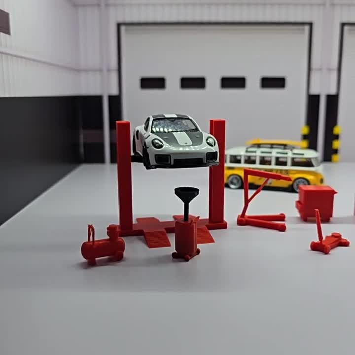 1:64 Diorama Garagen-Reparatur – Workshop Tools Toy Bewertung und Preis