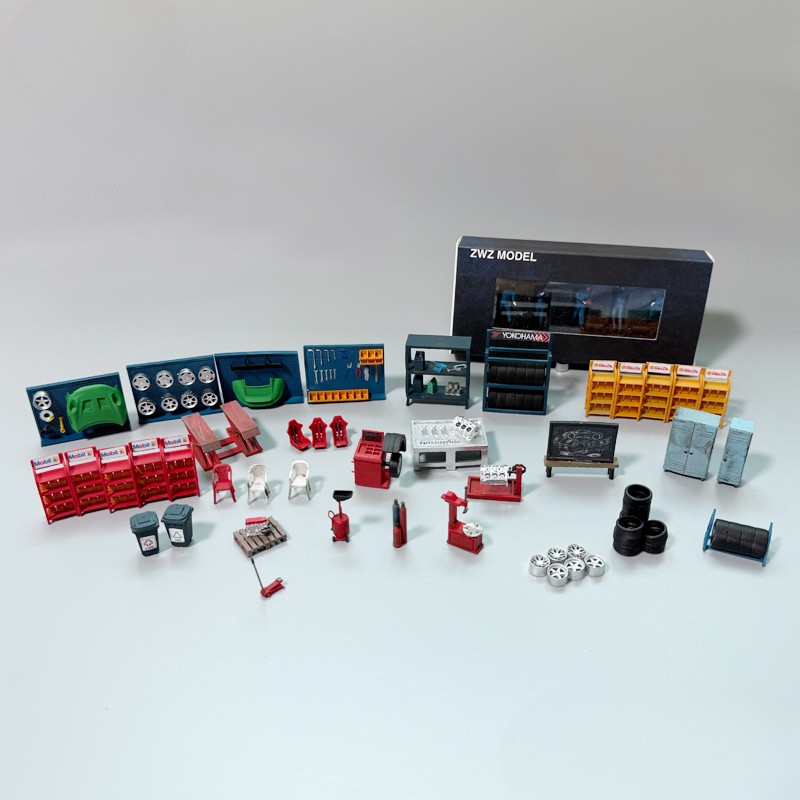 1:64 Diorama Garagen-Reparatur – Workshop Tools Toy Bewertung und Preis