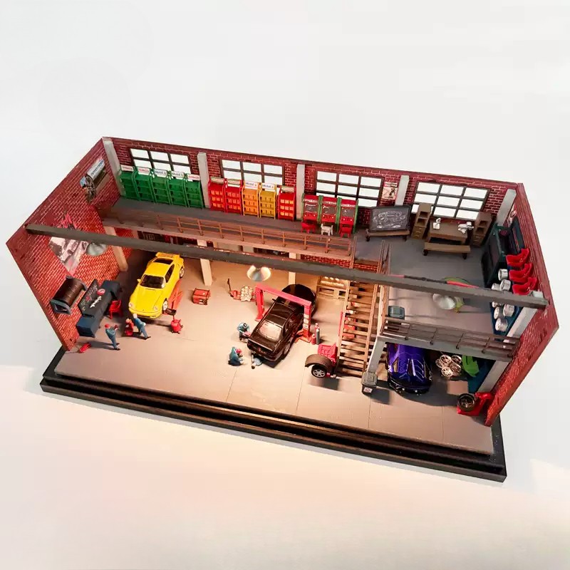 1:64 Diorama Garagen-Reparatur – Workshop Tools Toy Bewertung und Preis