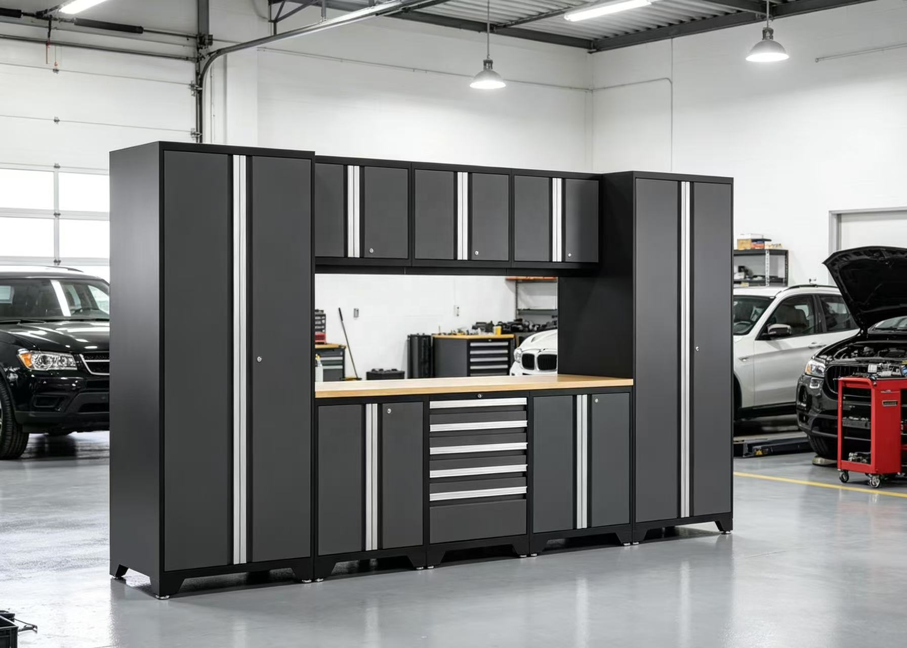 CYD Stahl-Garagenaufbewahrungs – Workshop Tools Bench Bewertung und Preis