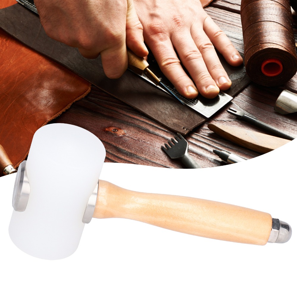 19 cm Langer Leder-Schnitzhamm – Mallet Wood Carving Bewertung und Preis