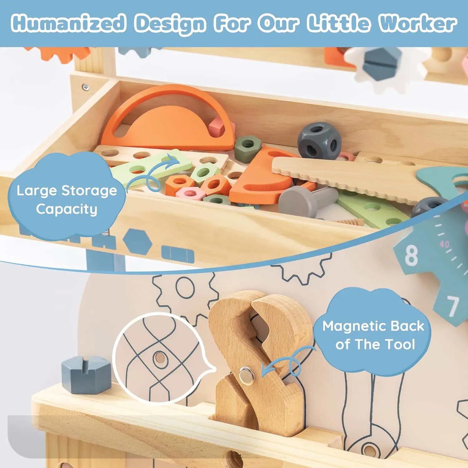Robotime Robud Werkzeugbank-Se – Tools Workshop For Kids Bewertung und Preis
