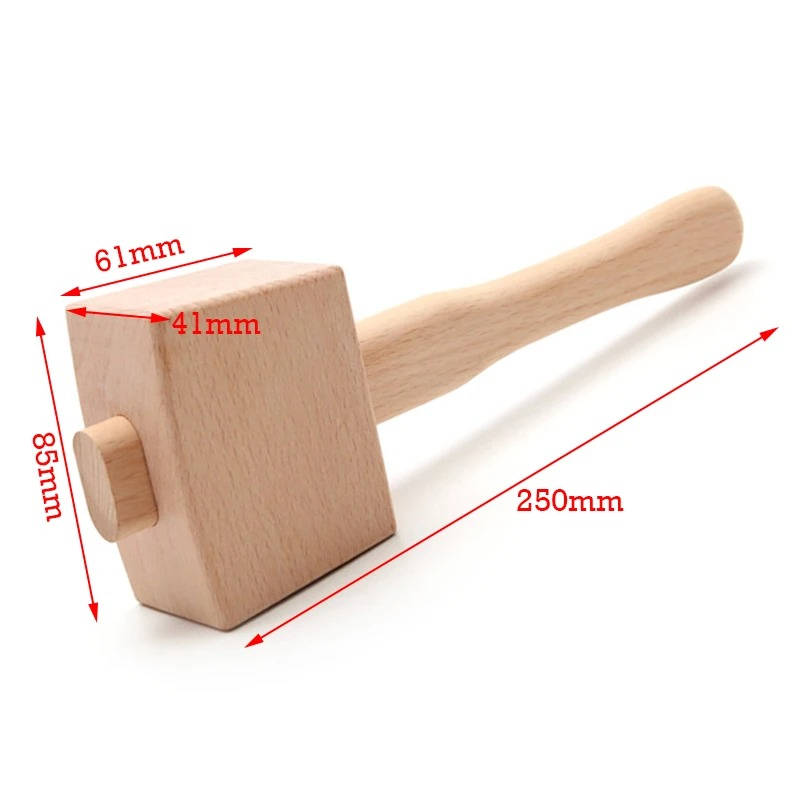 DIY handgefertigtes Leder, Hol – Mallet Wood Carving Bewertung und Preis