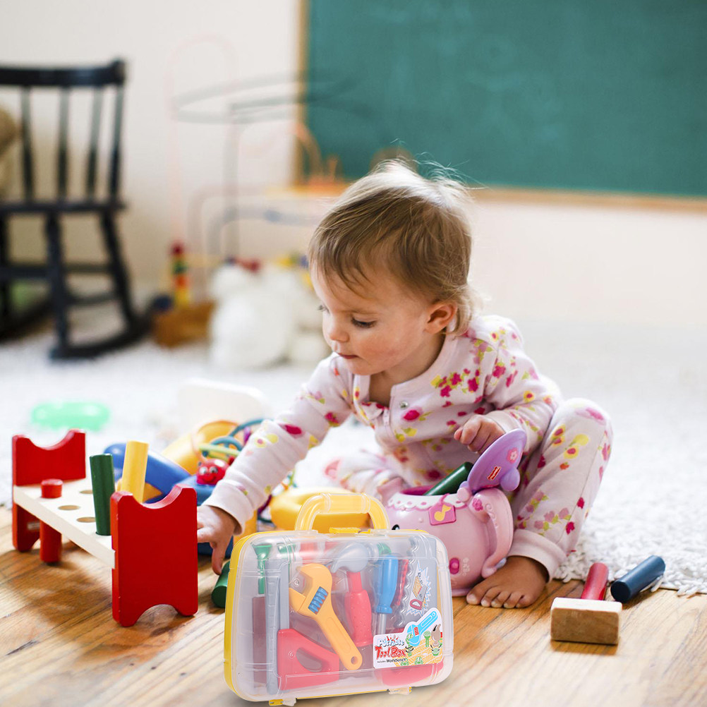 1 Set Plastik-Werkzeugkasten-S – Tools Workshop For Kids Bewertung und Preis