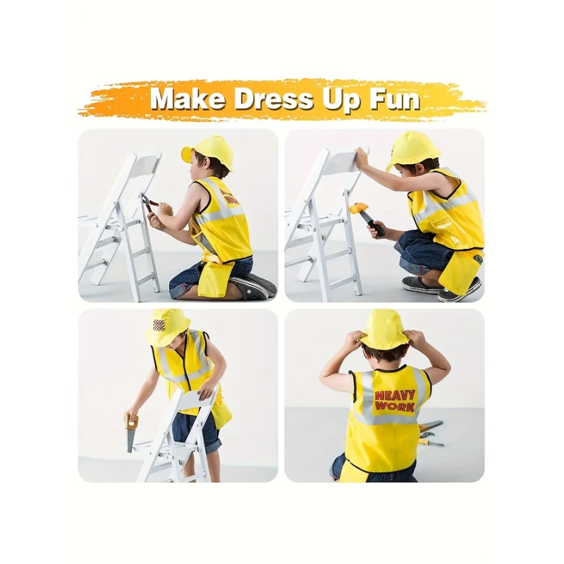 Bauarbeiter-Weste für Kleinkin – Tools Workshop For Kids Bewertung und Preis