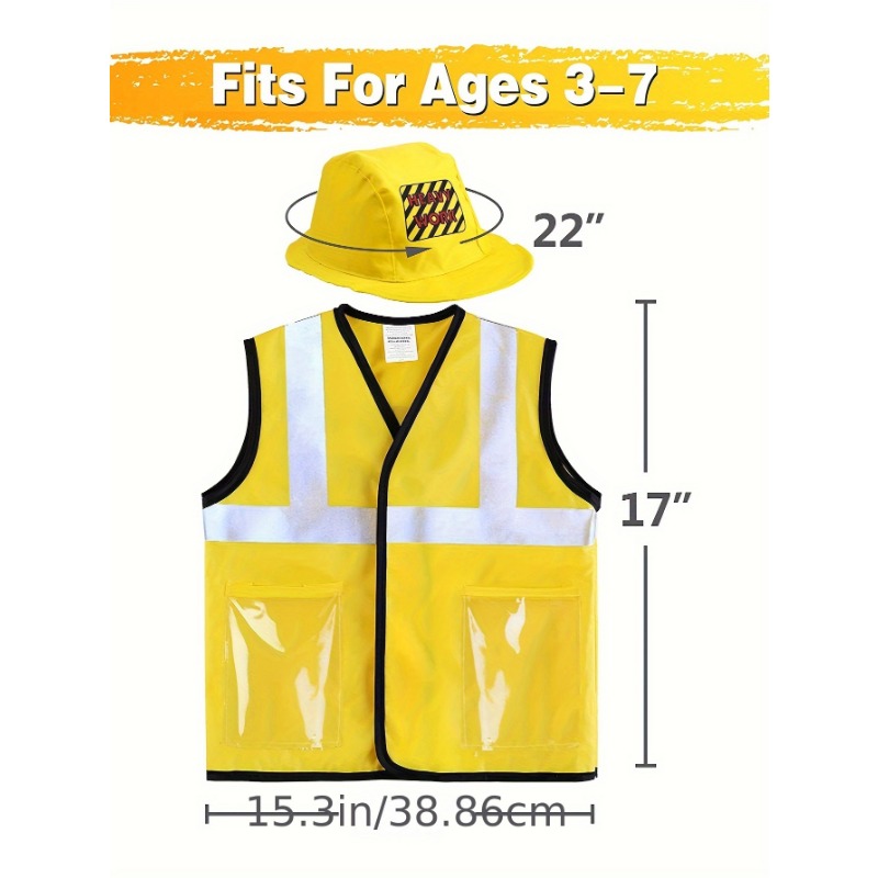 Bauarbeiter-Weste für Kleinkin – Tools Workshop For Kids Bewertung und Preis