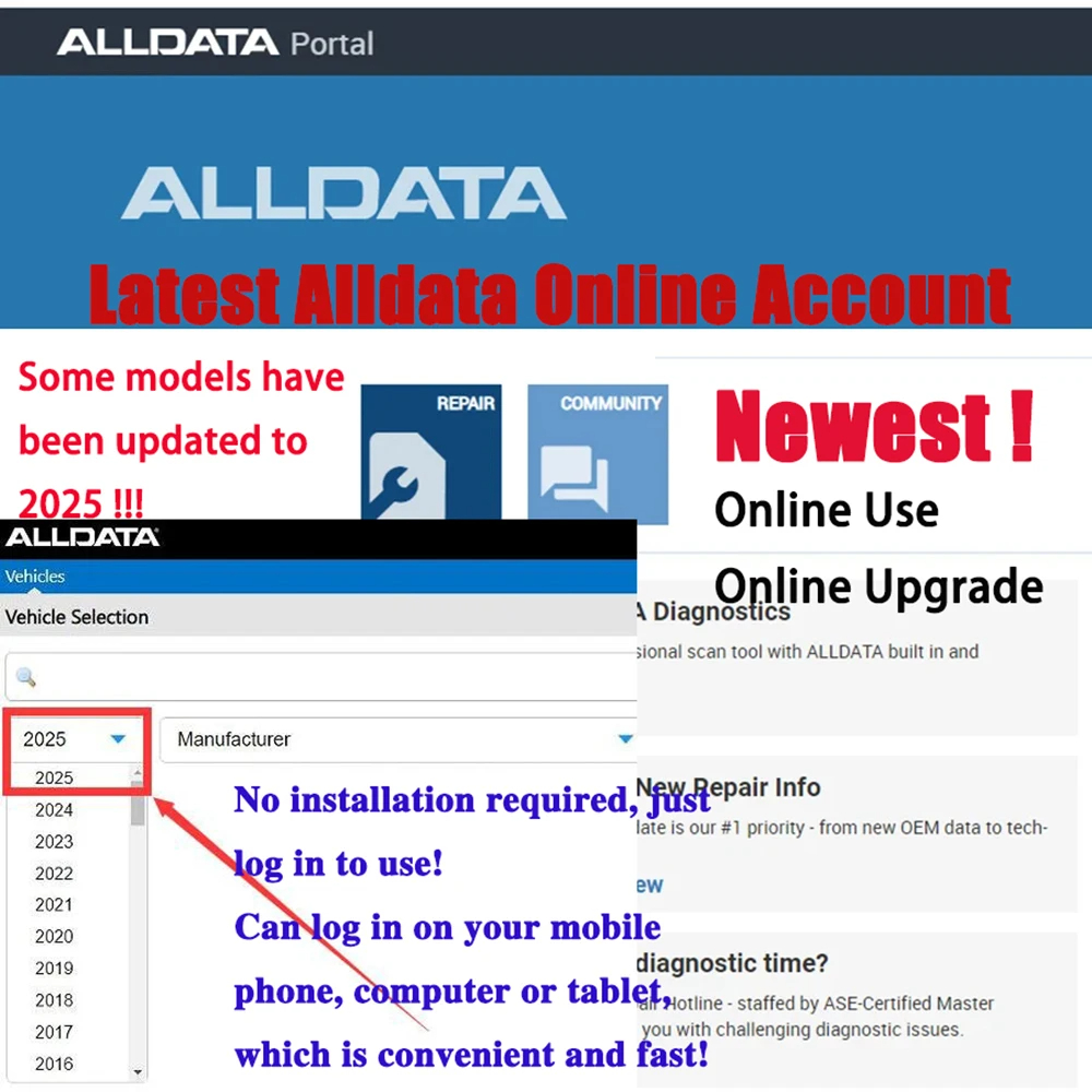 2027 Alldata KFZ-Daten Neueste – Special Workshop Tools Bewertung und Preis