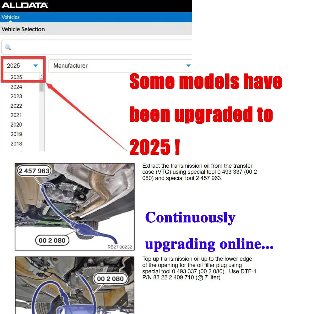 2027 Alldata KFZ-Daten Neueste – Special Workshop Tools Bewertung und Preis